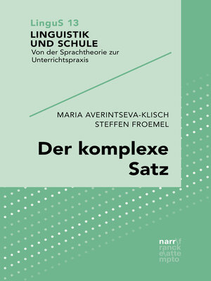 cover image of Der komplexe Satz